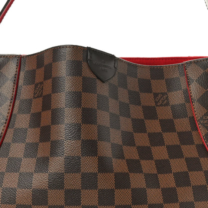 Louis Vuitton Damier Ebene Caissa Hobo Cherry 7 of 9