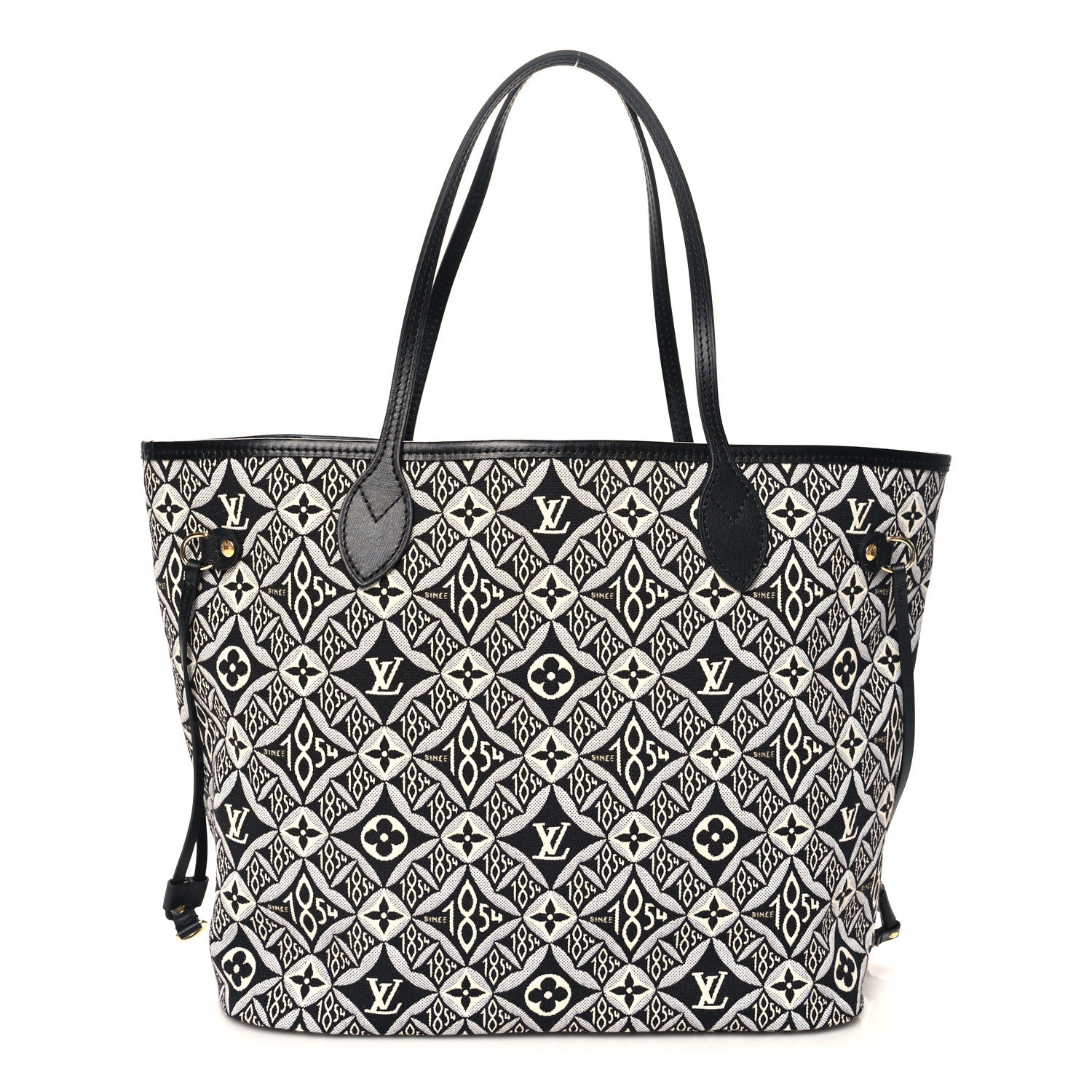 Louis Vuitton Jacquard Since 1854 Neverfull MM Grey 1 of 10