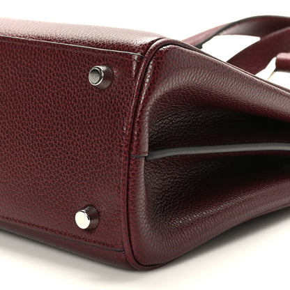 Gucci Grainy Calfskin Small Zumi Top Handle Bag Vintage Bordeaux 10 of 10