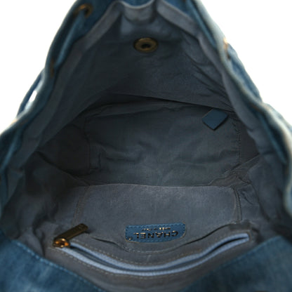 Chanel Washed Denim Quilted Small Urban Spirit Backpack Light Blue 5 of 10