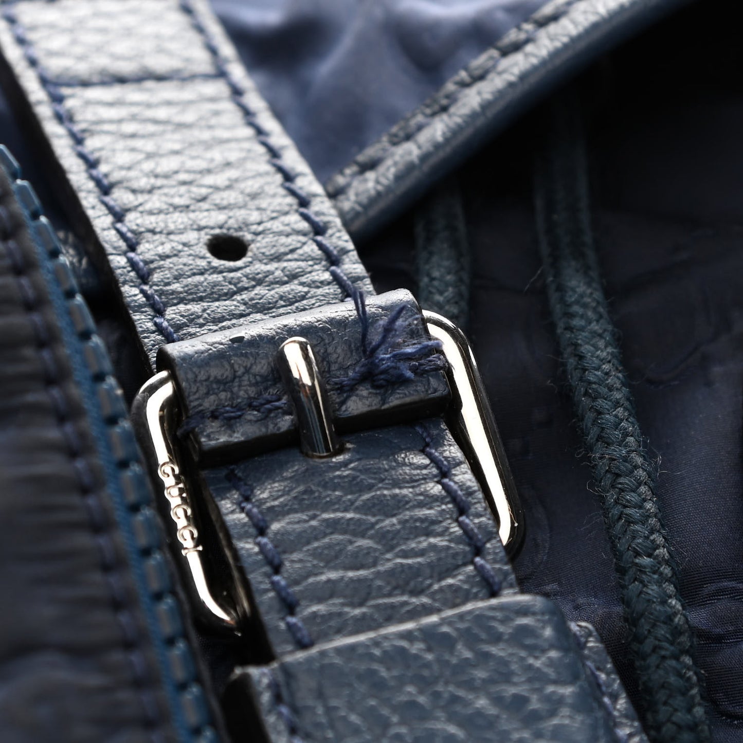 Nylon Monogram Medium Light Single Buckle Backpack Tide