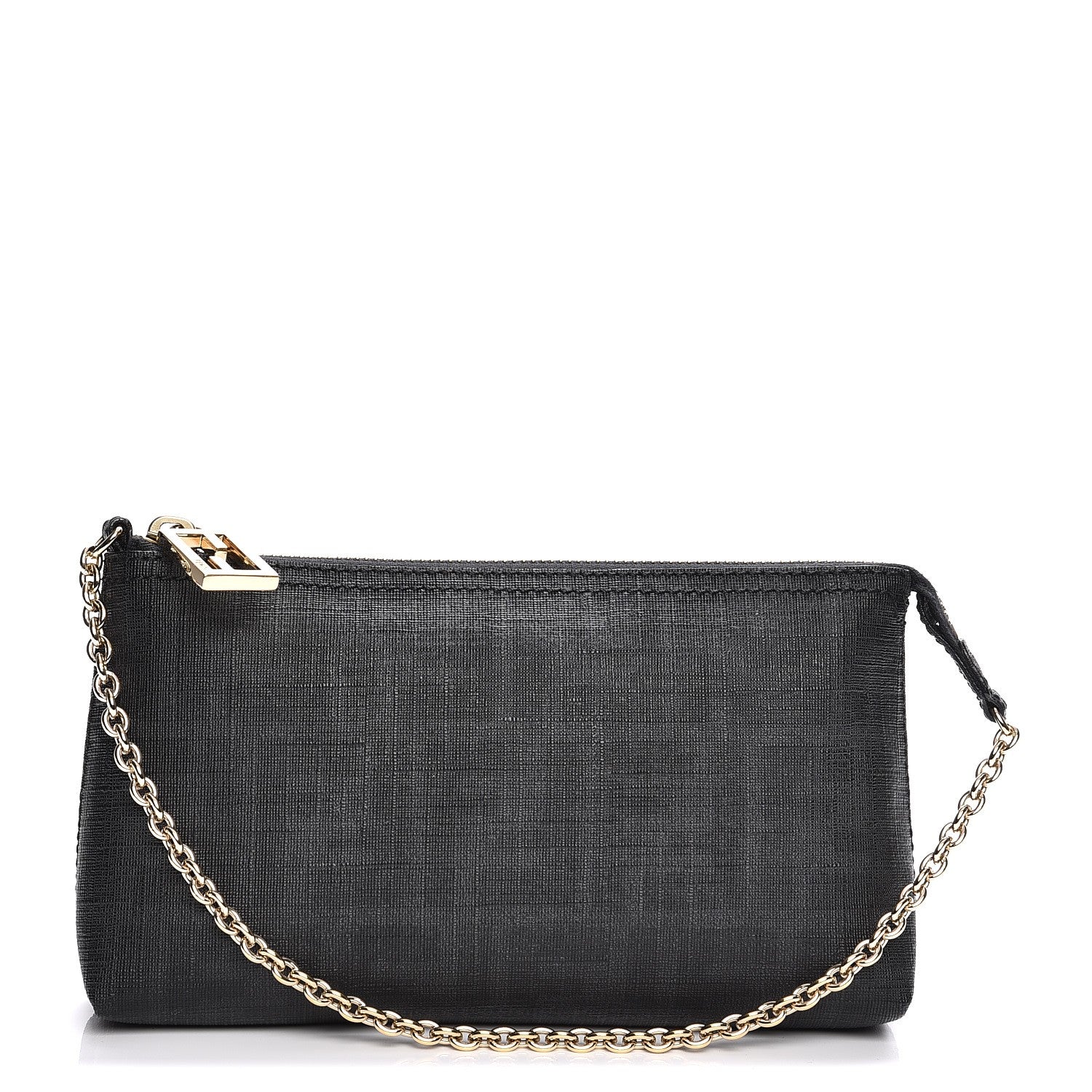 Fendi Zucca Spalmati Pochette Black 1 of 7