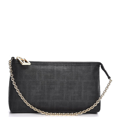 Fendi Zucca Spalmati Pochette Black 1 of 7