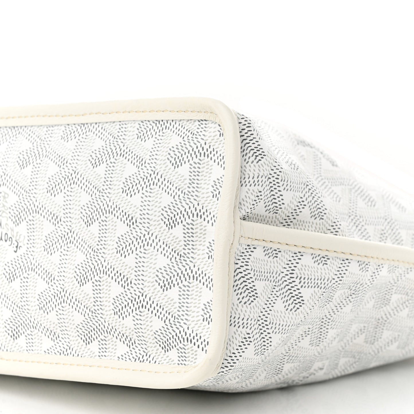 Goyardine Reversible Mini Anjou White