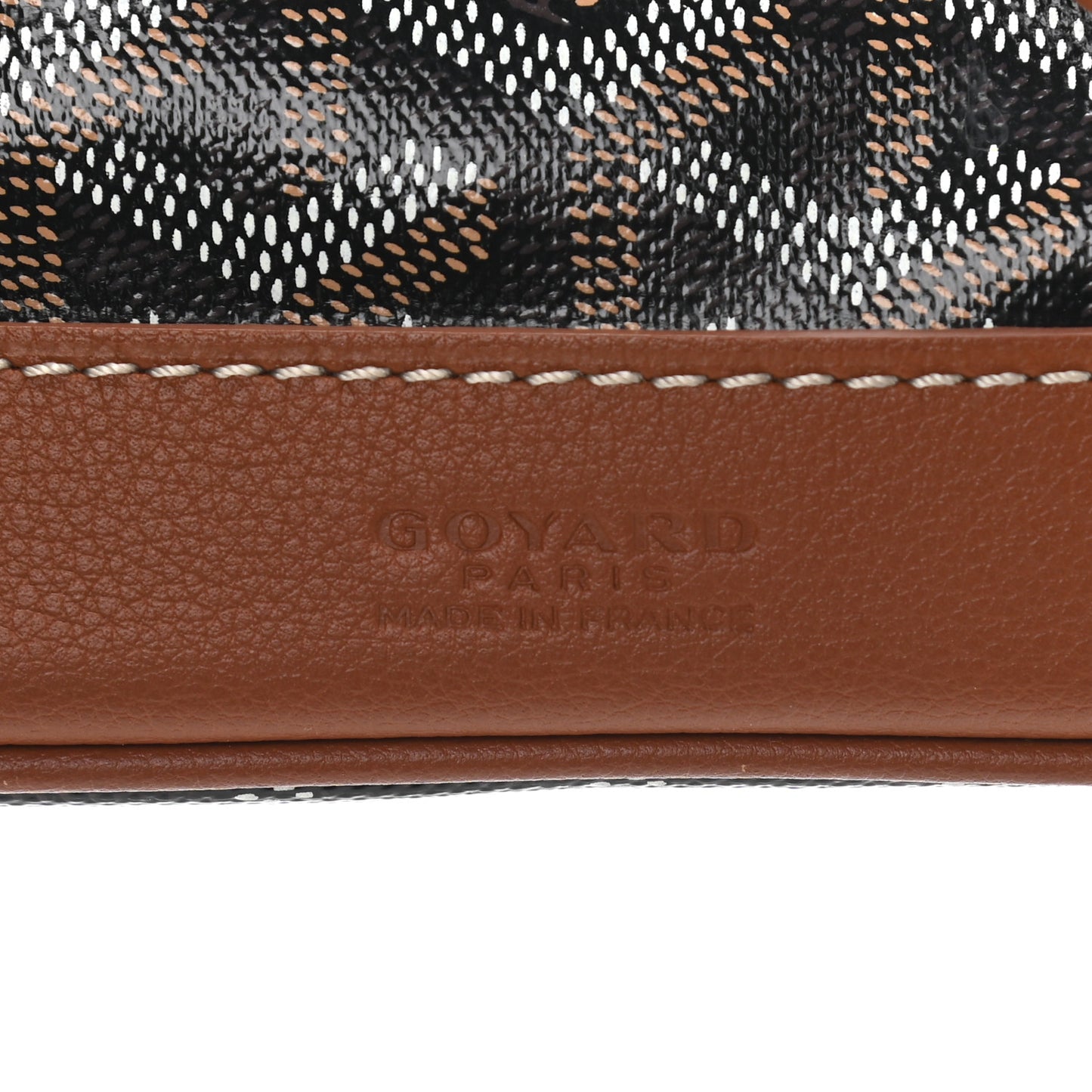 Goyardine Petit Flot Bucket Bag PM Black Gold