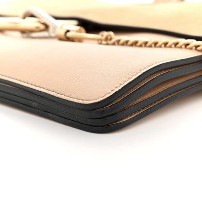 Chloe Calfskin Suede Medium Faye Shoulder Bag Blush Nude 11 of 16