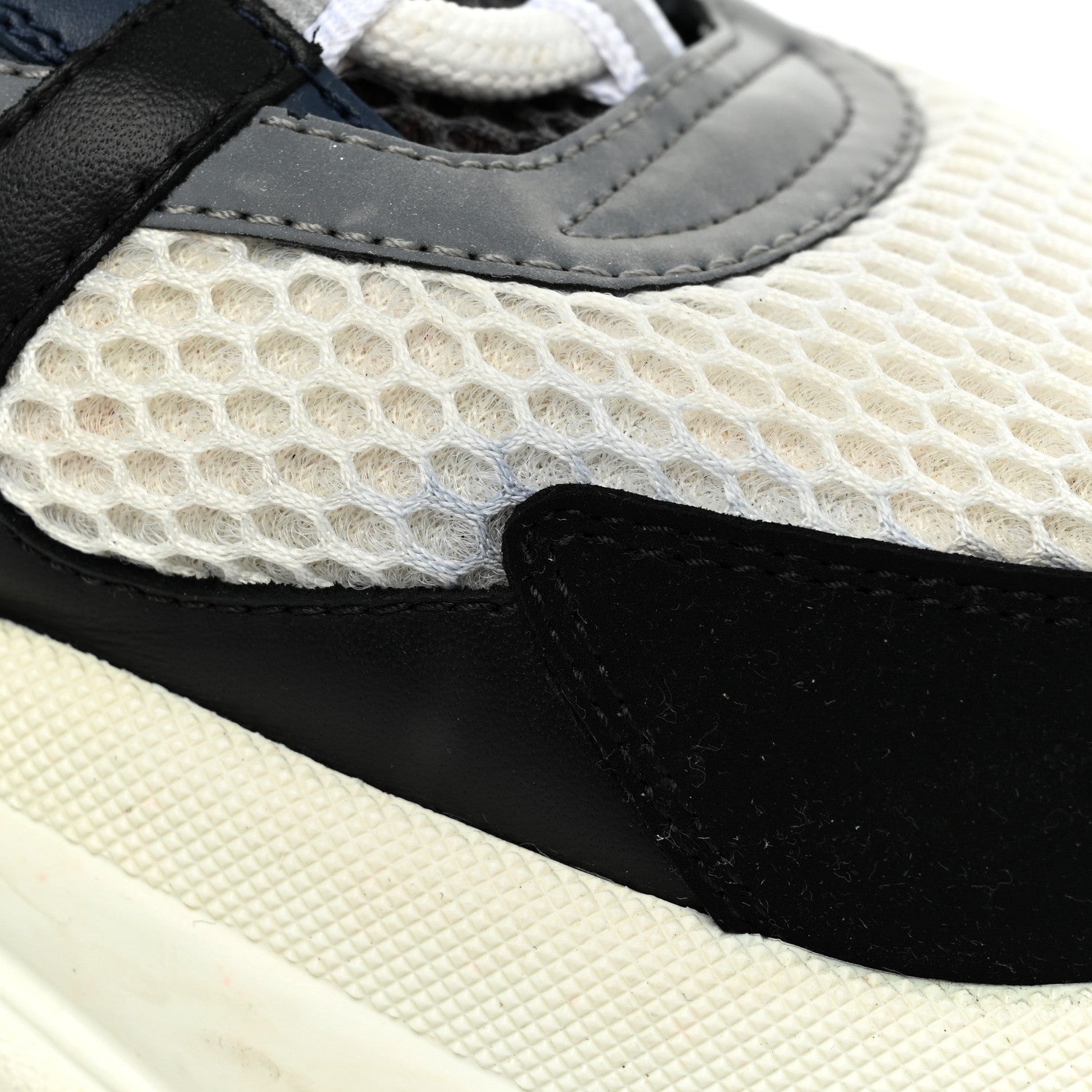 Christian Dior Technical Mesh Calfskin Mens B22 Sneakers 44 Blue Black 11 of 16
