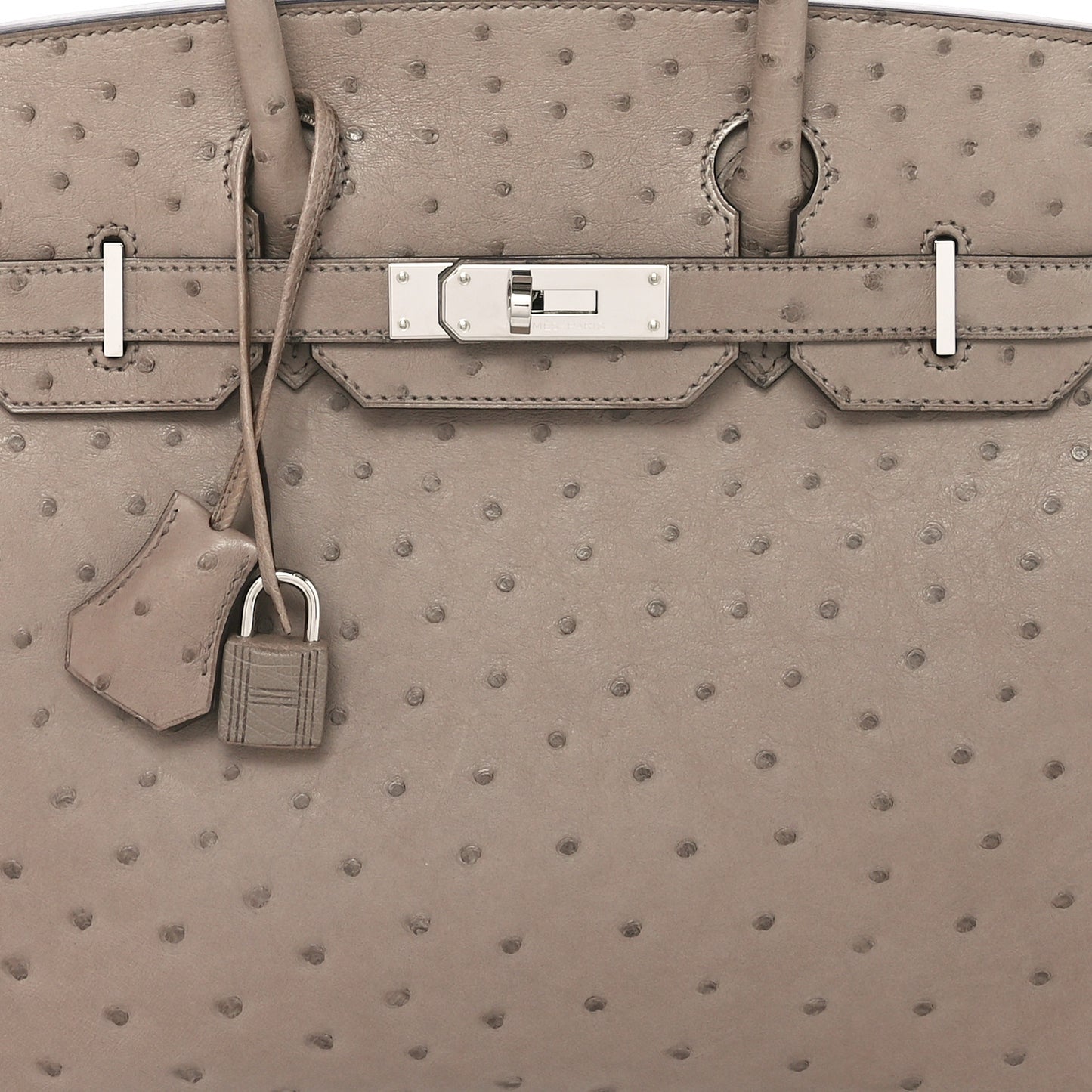 Ostrich Birkin 30 Mousse