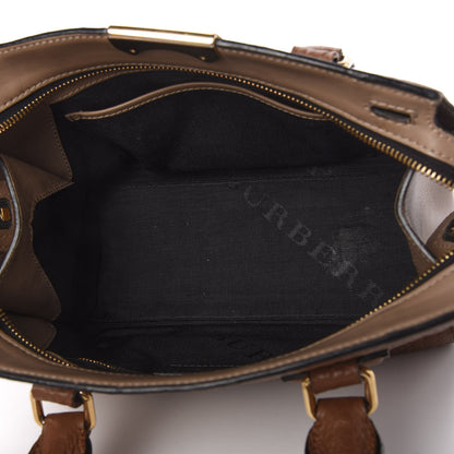 Burberry Signature Grain Small Clifton Bag Sepia Brown Honey 5 of 11