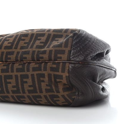 Fendi Zucca Nappa Nuvolata Vitello Tortuga Small Spy Tobacco Moro 11 of 11