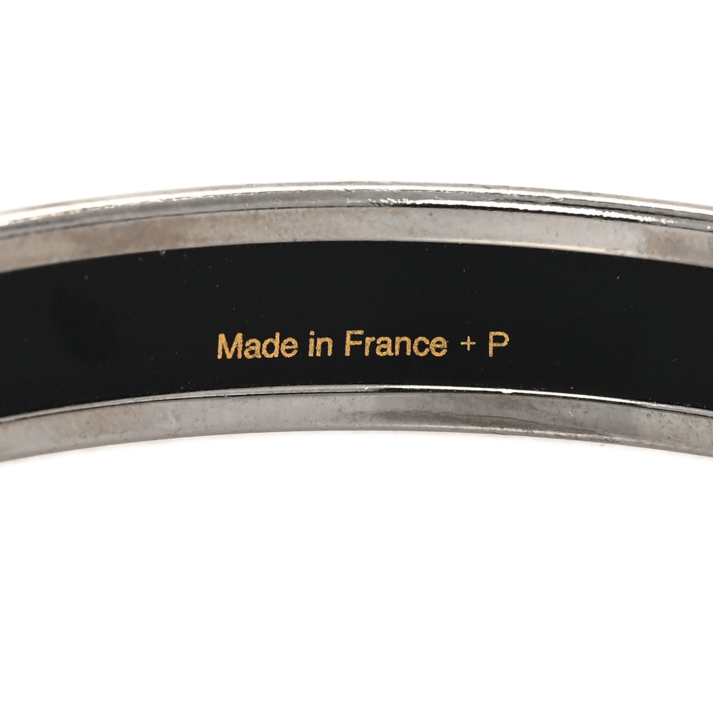 Enamel Printed Narrow Quadridge Bracelet 65 Art Moderne