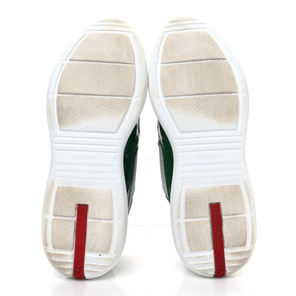 Prada Patent America's Cup Patchwork Sneakers 39.5 Green 7 of 9
