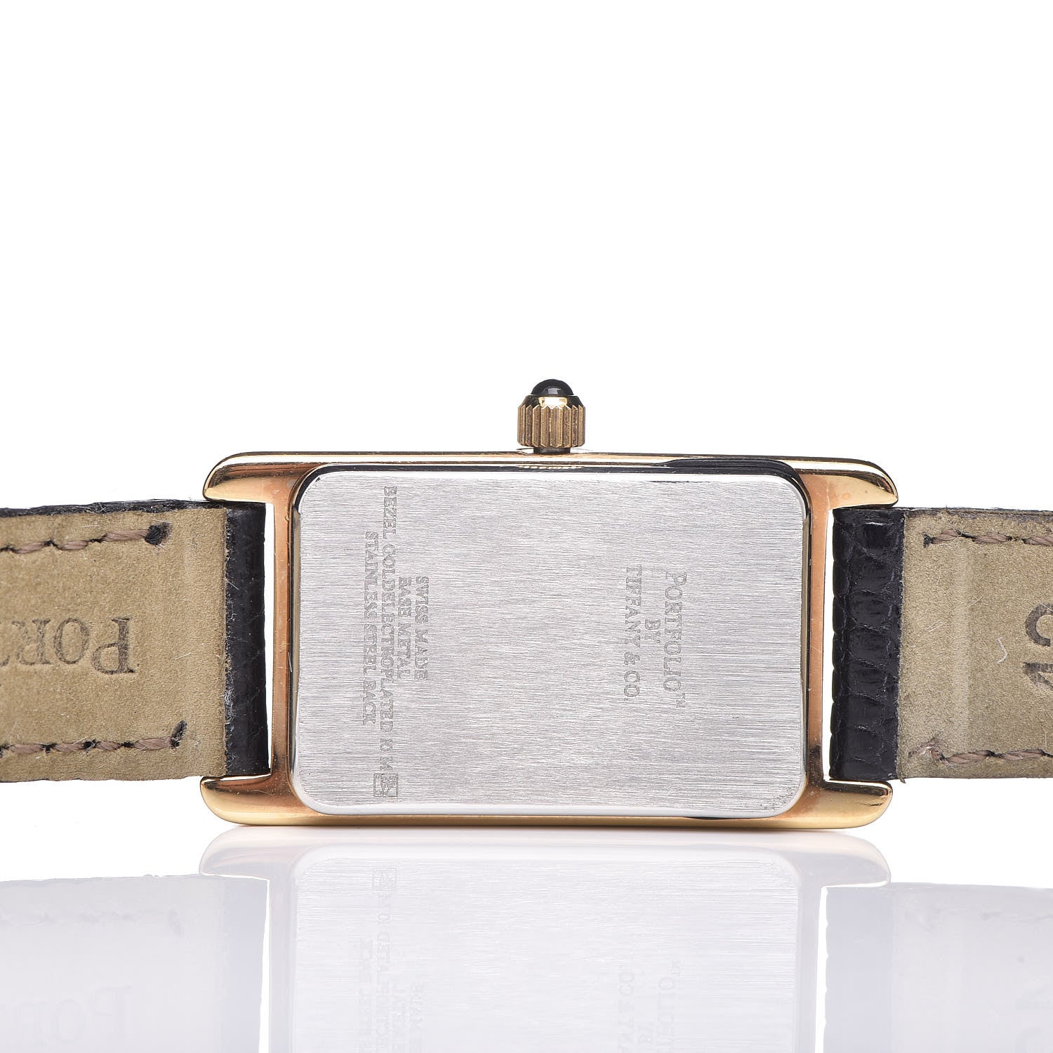 Tiffany Stainless Steel Lizard 16mm Portfolio Quartz Watch 8 of 8