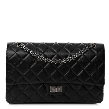 Chanel Aged Calfskin Quilted 2.55 Reissue 226 Flap Black 1 of 11