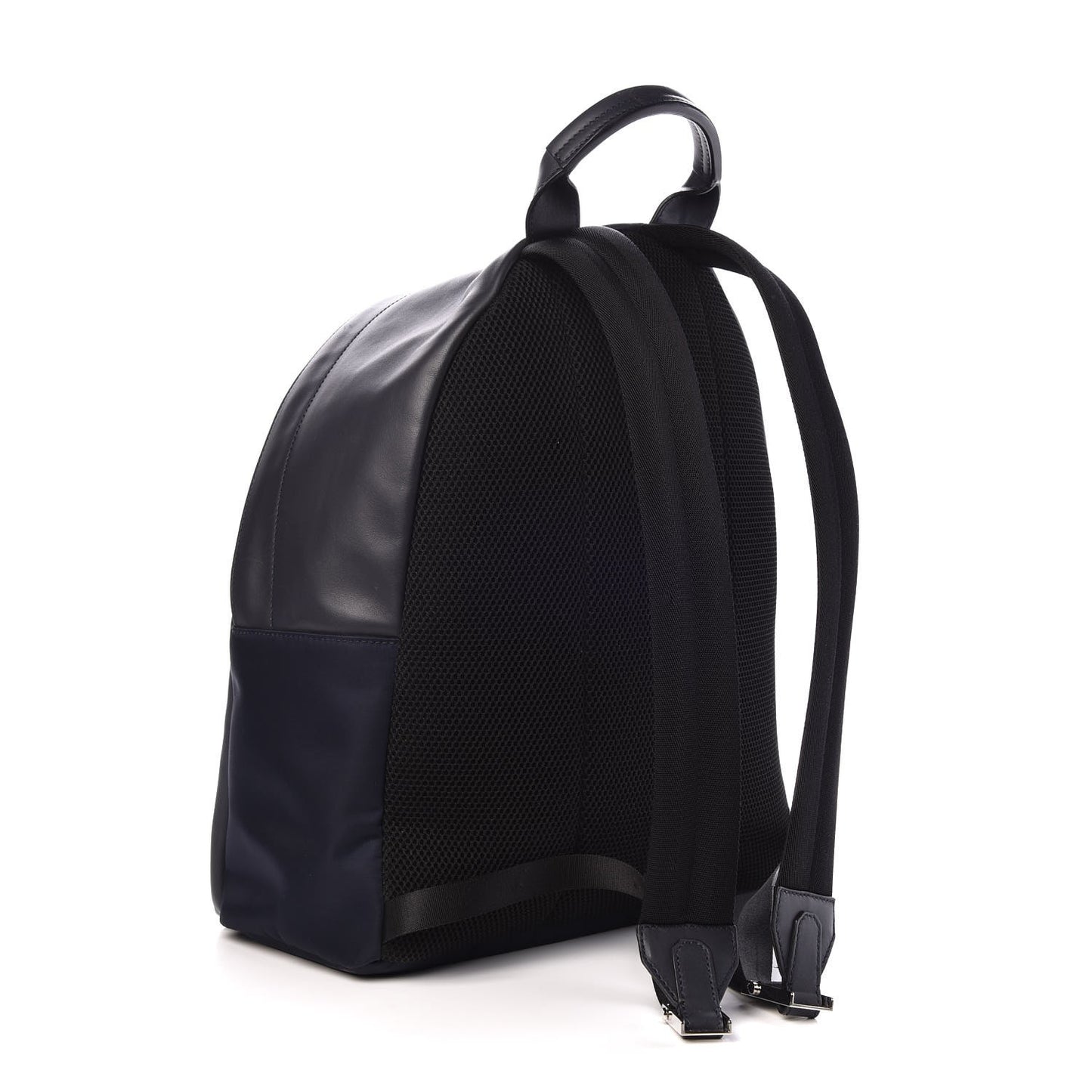 Nylon Vitello Century Dolce Monster Eyes Rounded Backpack Navy Blue