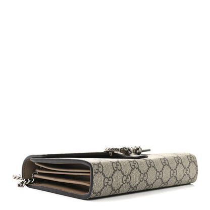 Gucci GG Supreme Monogram Mini Dionysus Chain Wallet Beige Taupe 4 of 11