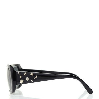 Chanel Acetate Charms Sunglasses 5123 Black 3 of 8