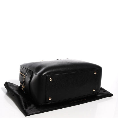 Versace Vitello Cervo Demetra Vanitas Tote Black 4 of 8
