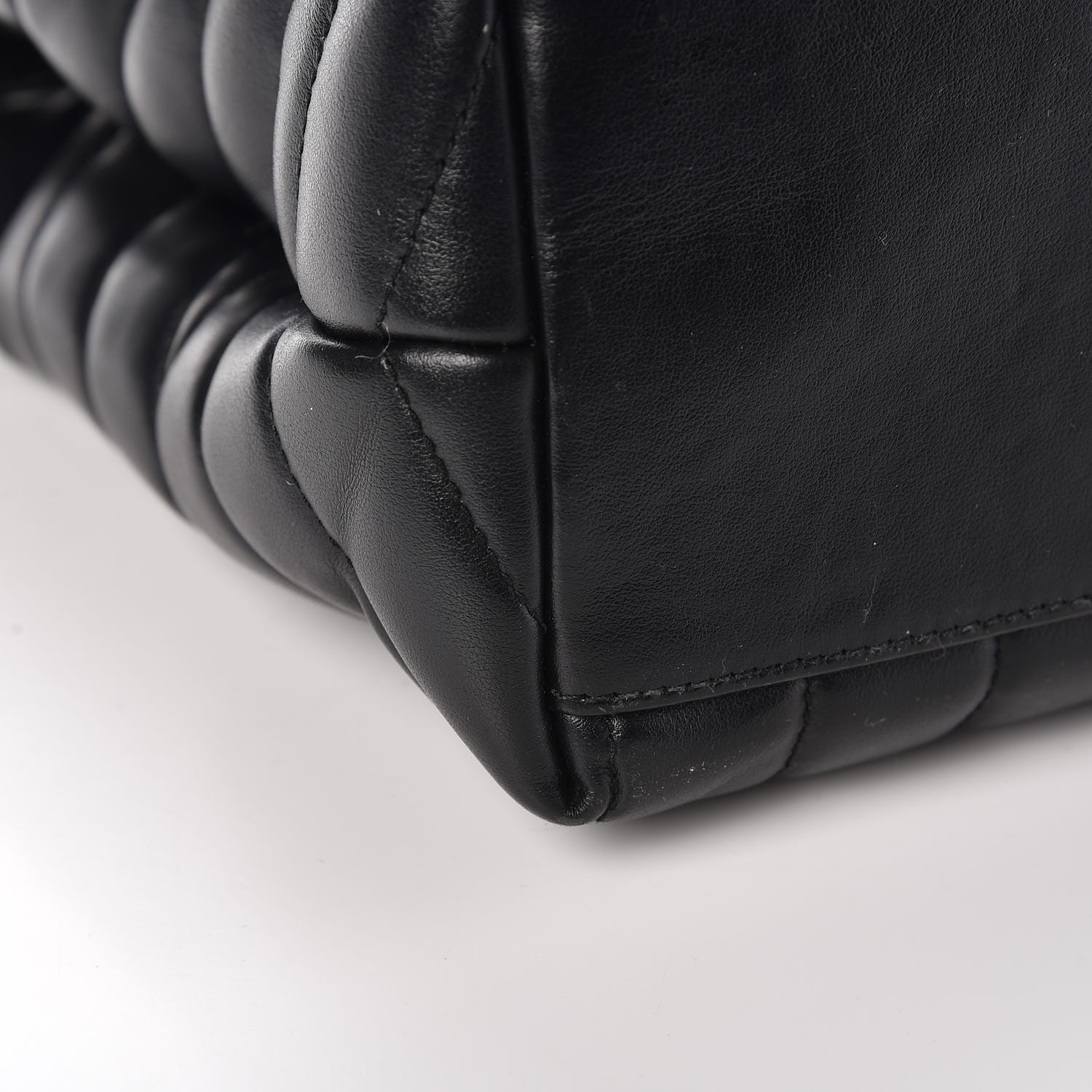 Saint Laurent Calfskin Y Quilted Monogram Medium Loulou Chain Satchel Black 9 of 12