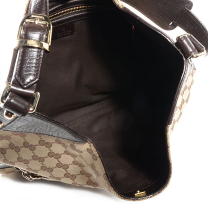 Gucci Monogram Hasler Hobo Dark Brown 4 of 7