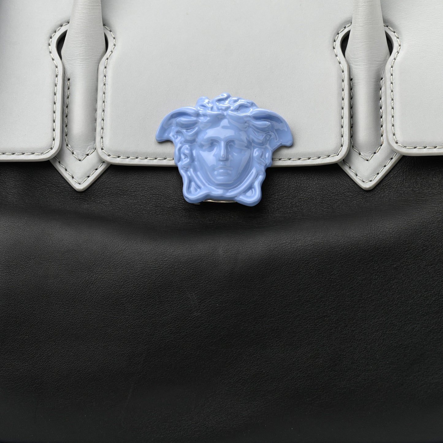 Calfskin Large Palazzo Empire Bag Blue Multicolor