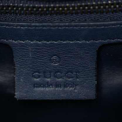 Gucci Snakeskin Small Jackie Shoulder Bag Blue 6 of 14