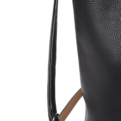 Gucci Cellarius Calfskin Bi-Color Medium Ramble Reversible Tote Black Camelia 13 of 16