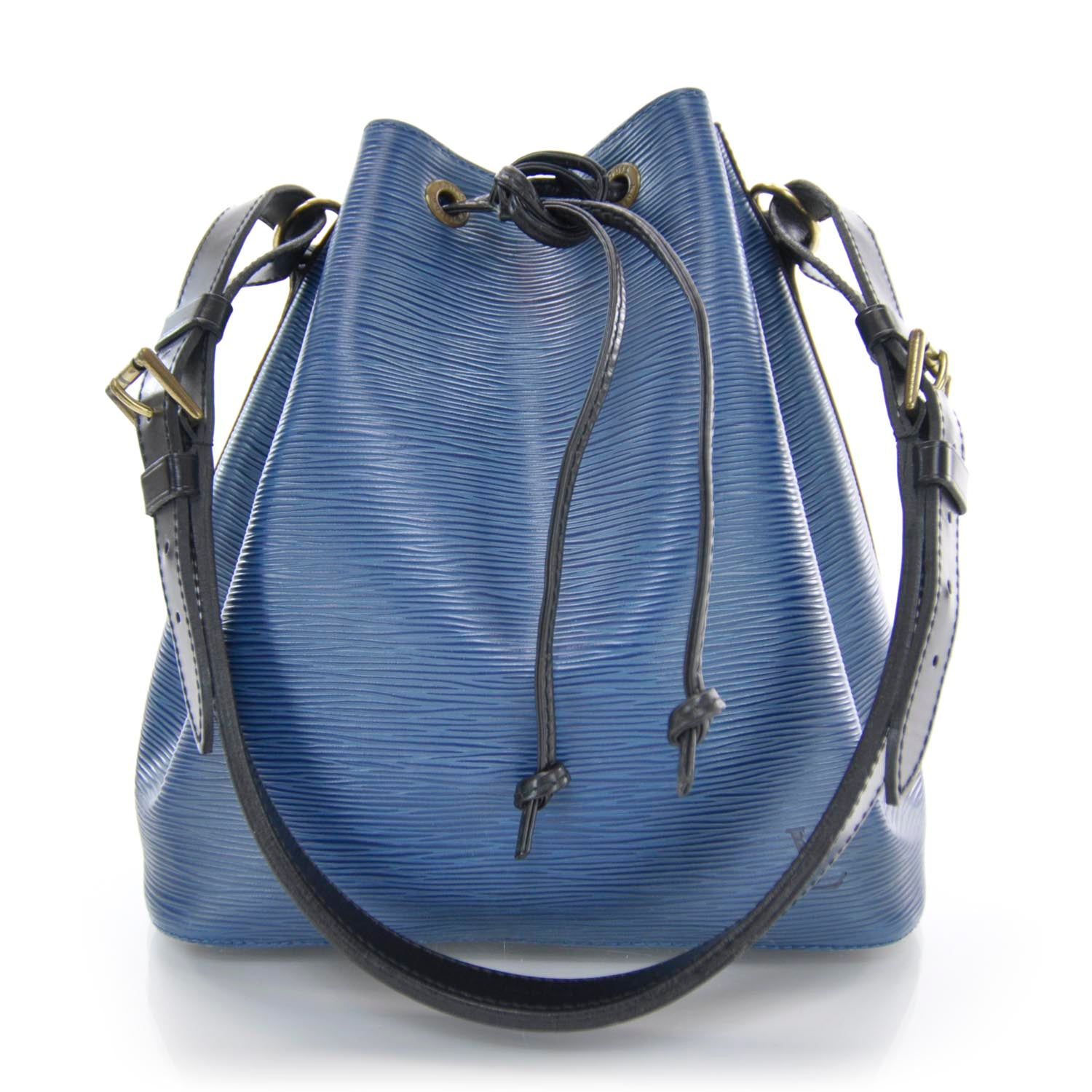 Louis Vuitton Epi Petit Noe Blue Black 1 of 8
