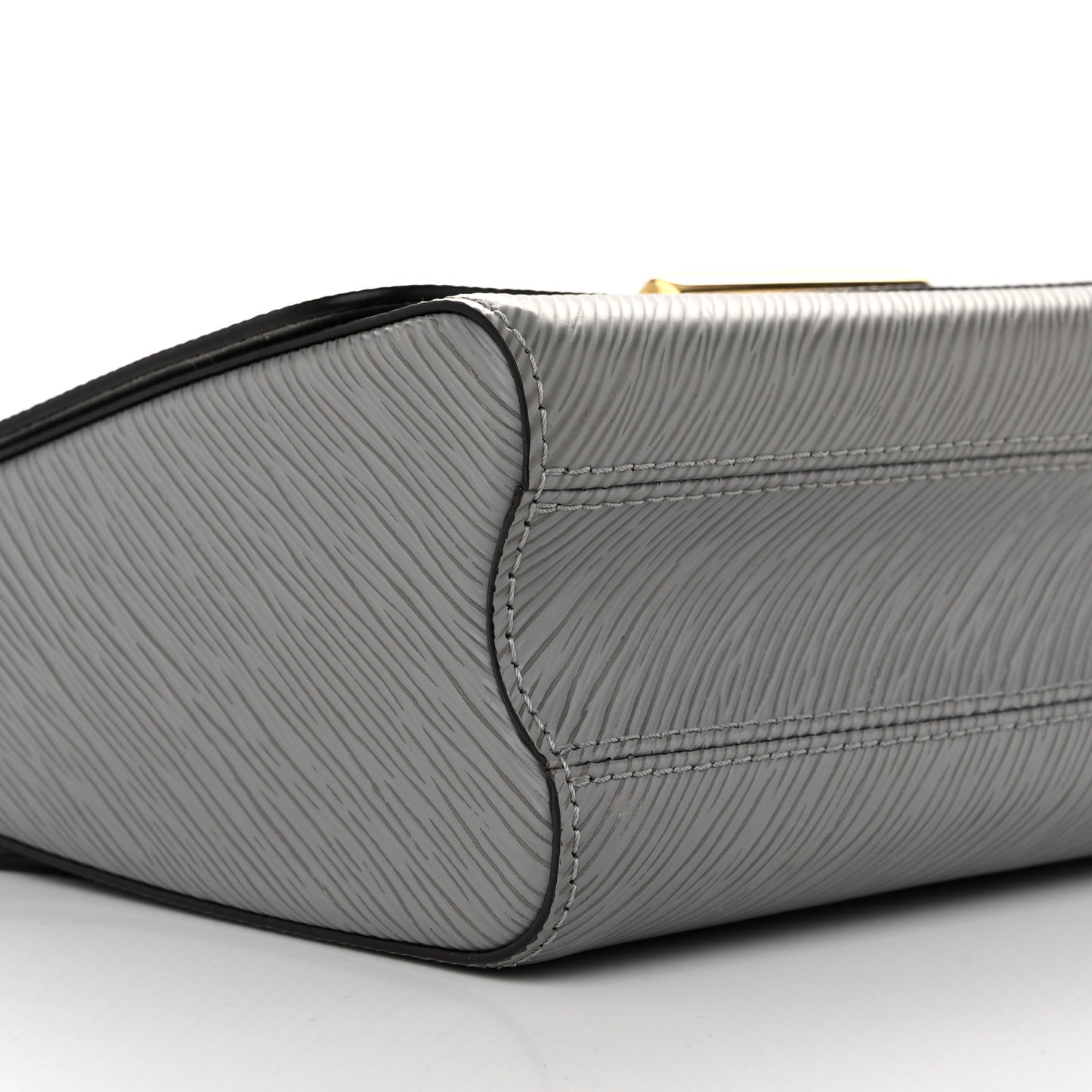 Epi Twist Shoulder Bag MM Gris Cloudy