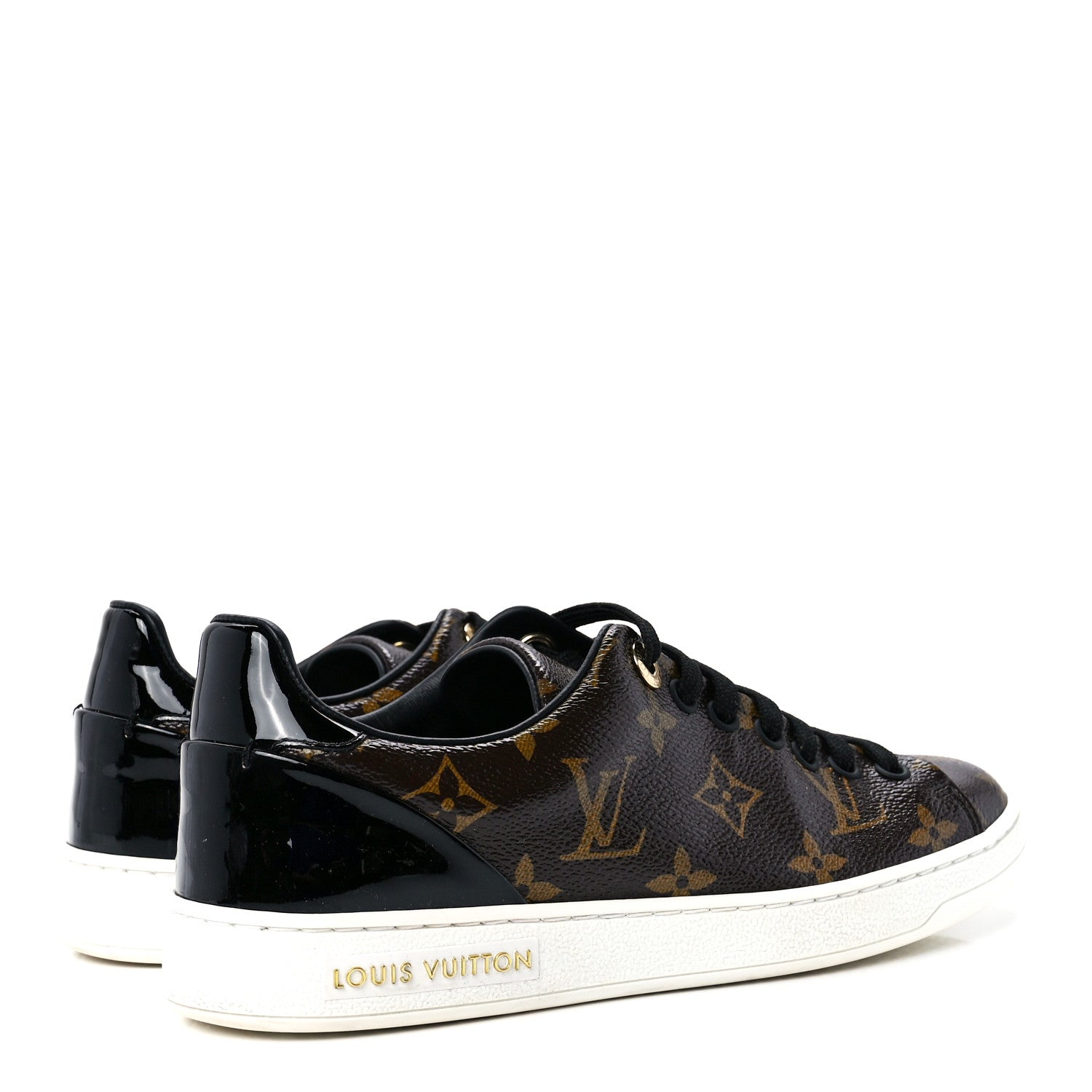 Louis Vuitton Patent Monogram Frontrow Sneakers 35 4 of 8