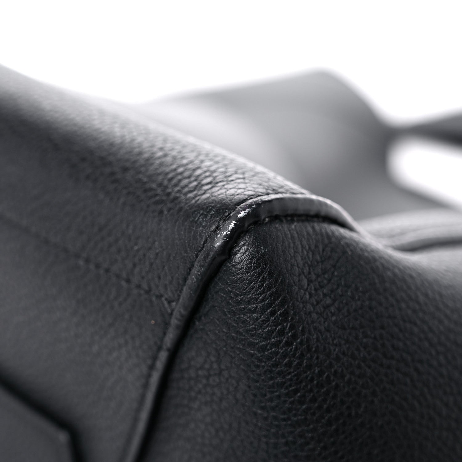 Celine Soft Grained Calfskin Sangle Bucket Bag Black 10 of 15