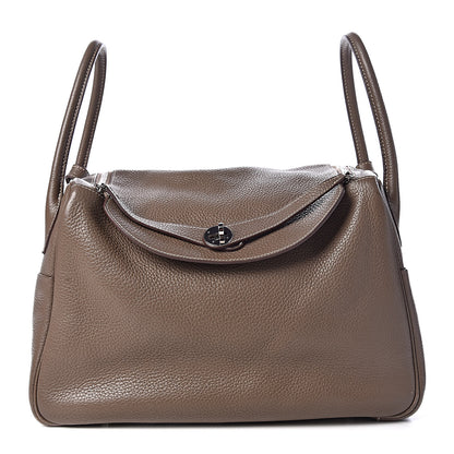 Hermes Taurillon Clemence Lindy 34 Etoupe 1 of 14
