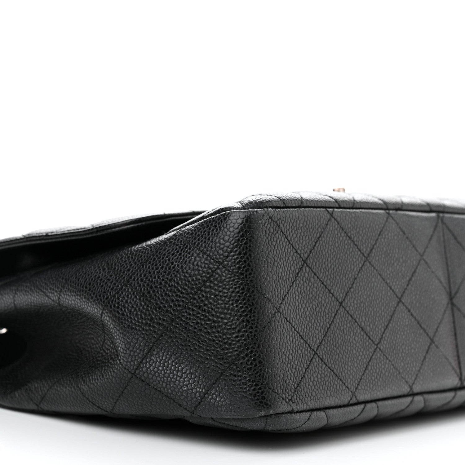 Chanel Caviar Quilted Jumbo Single Flap Black 9 of 19