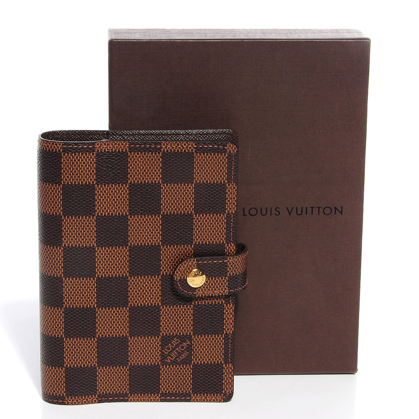 Damier Ebene Small Ring Agenda Cover