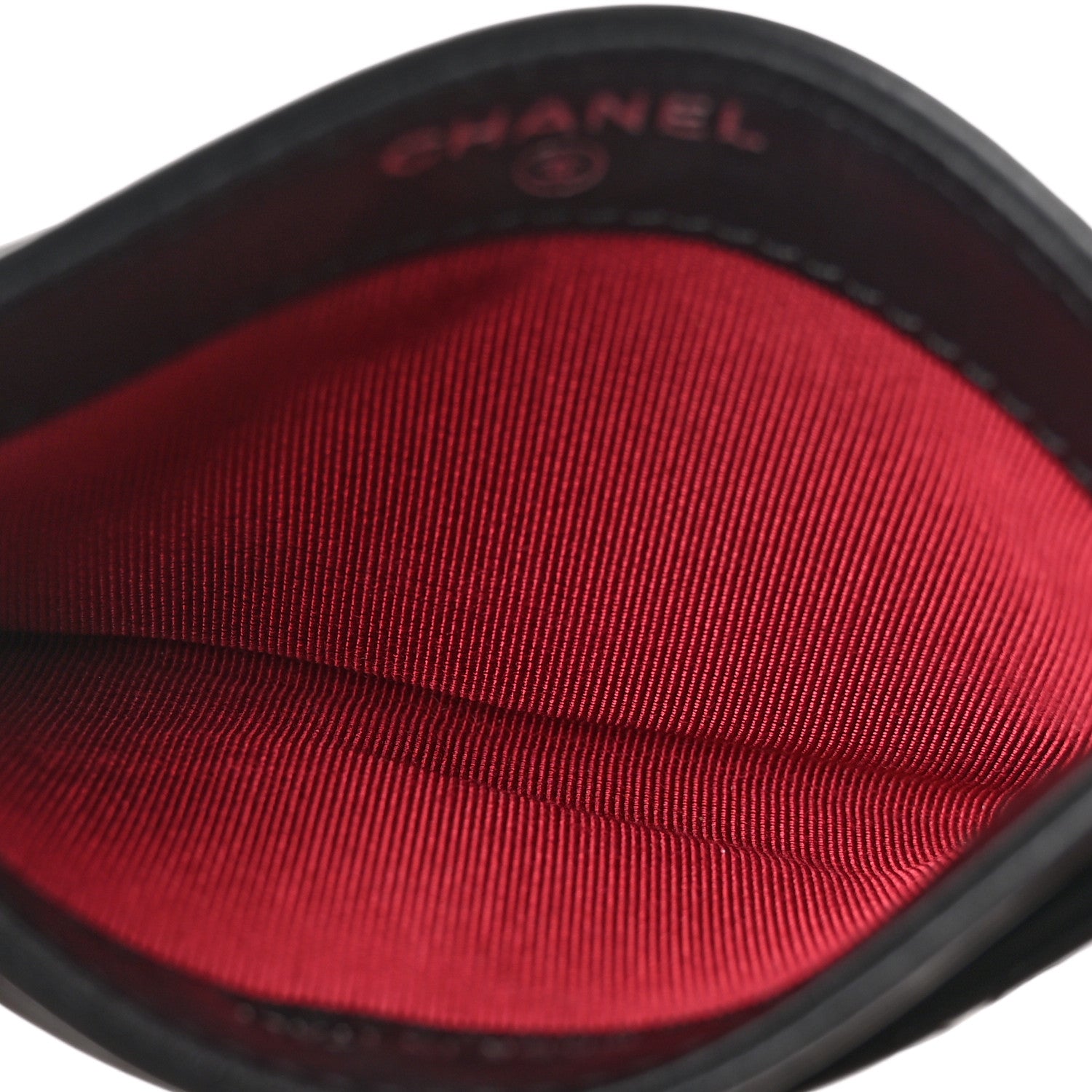 Chanel Aged Calfskin Quilted Gabrielle Card Holder Black 5 of 9