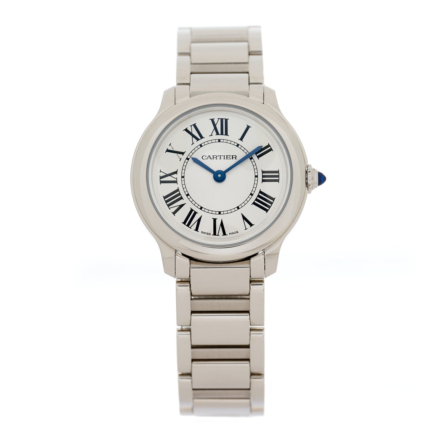 Stainless Steel 29mm Ronde Must de Cartier Quartz Watch
