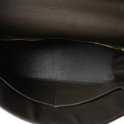 Hermes Vache Liegee Kelly Retourne 35 Vert Bronze 5 of 10