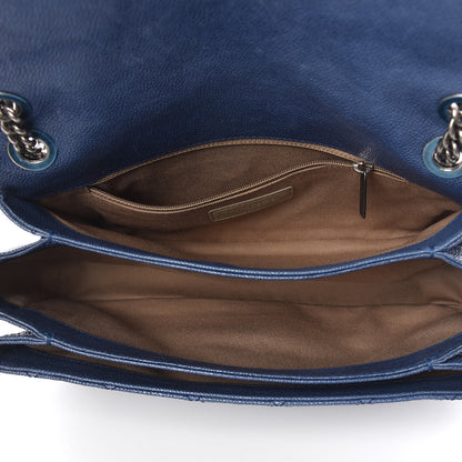 Chanel Caviar Quilted Medium Simply CC Flap Blue 7 of 11