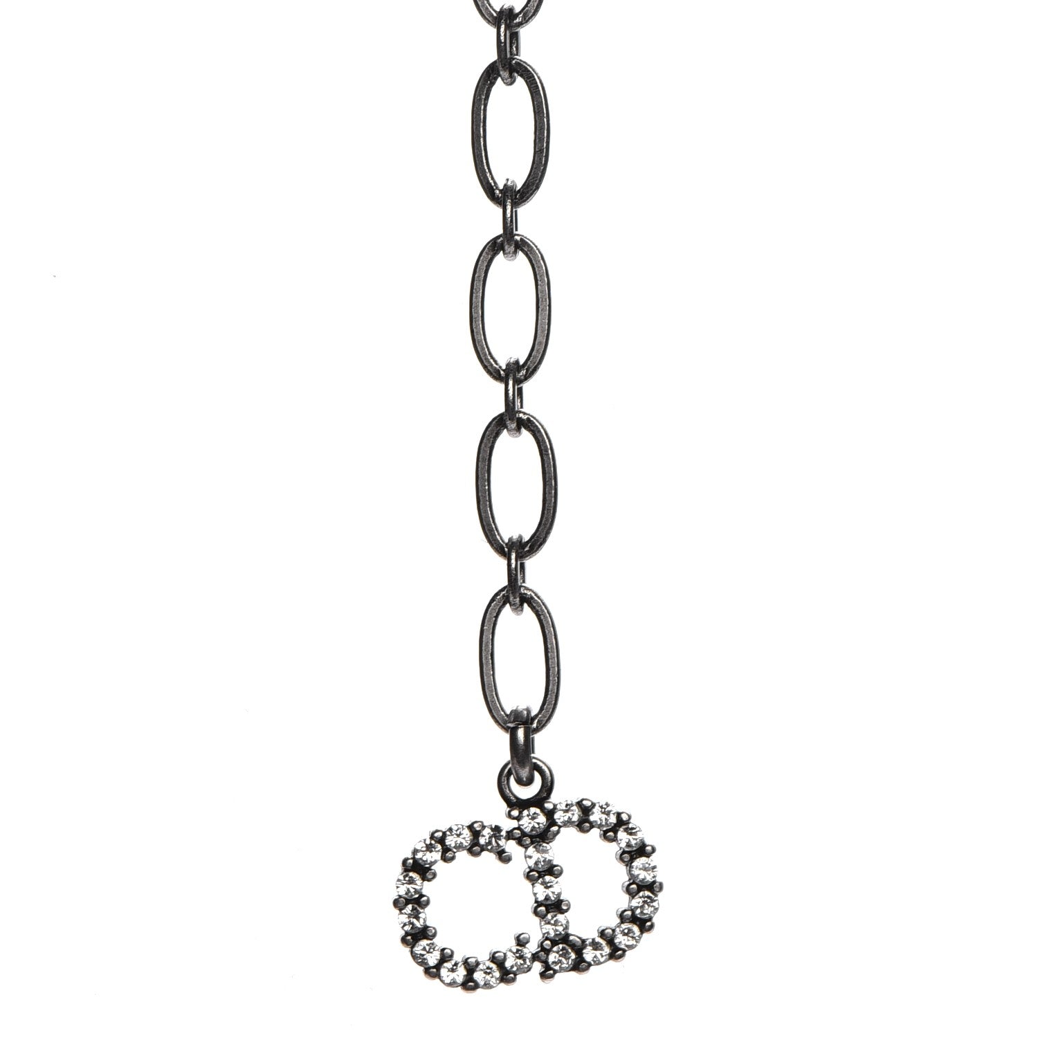 Christian Dior Velvet Crystal J’Adior Choker Necklace Black 6 of 7