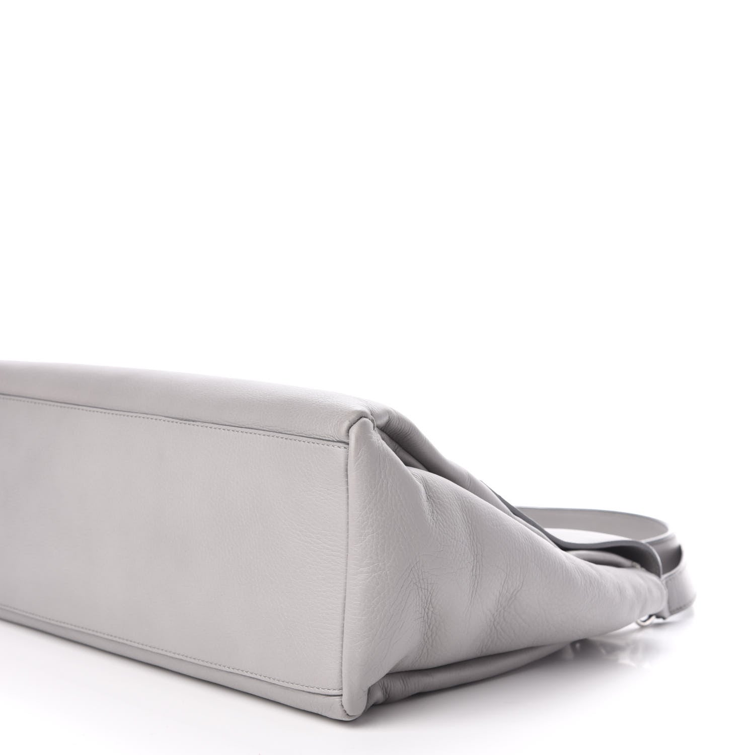 Givenchy Grained Calfskin Medium Pandora Pure Flap Bag Pearl Grey 9 of 12