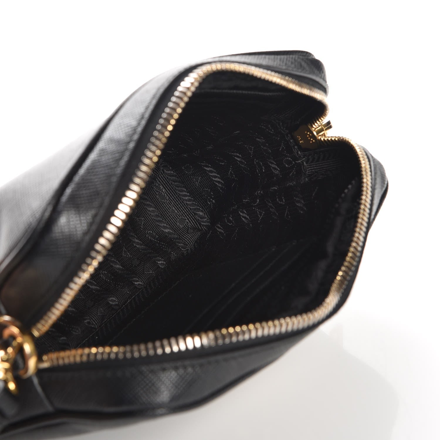 Prada Saffiano Mini Camera Crossbody Bag Nero Black 5 of 9