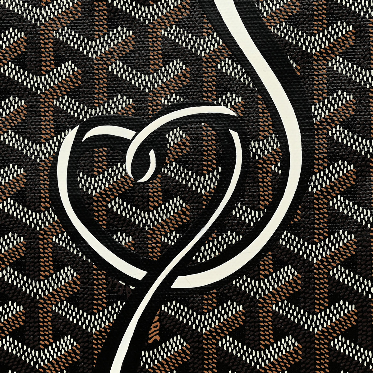 Goyard Goyardine Senat Pochette GM Black 7 of 9