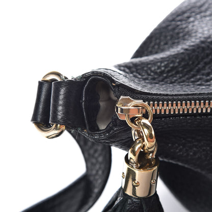 Gucci Pebbled Calfskin Medium Soho Hobo Black 8 of 12