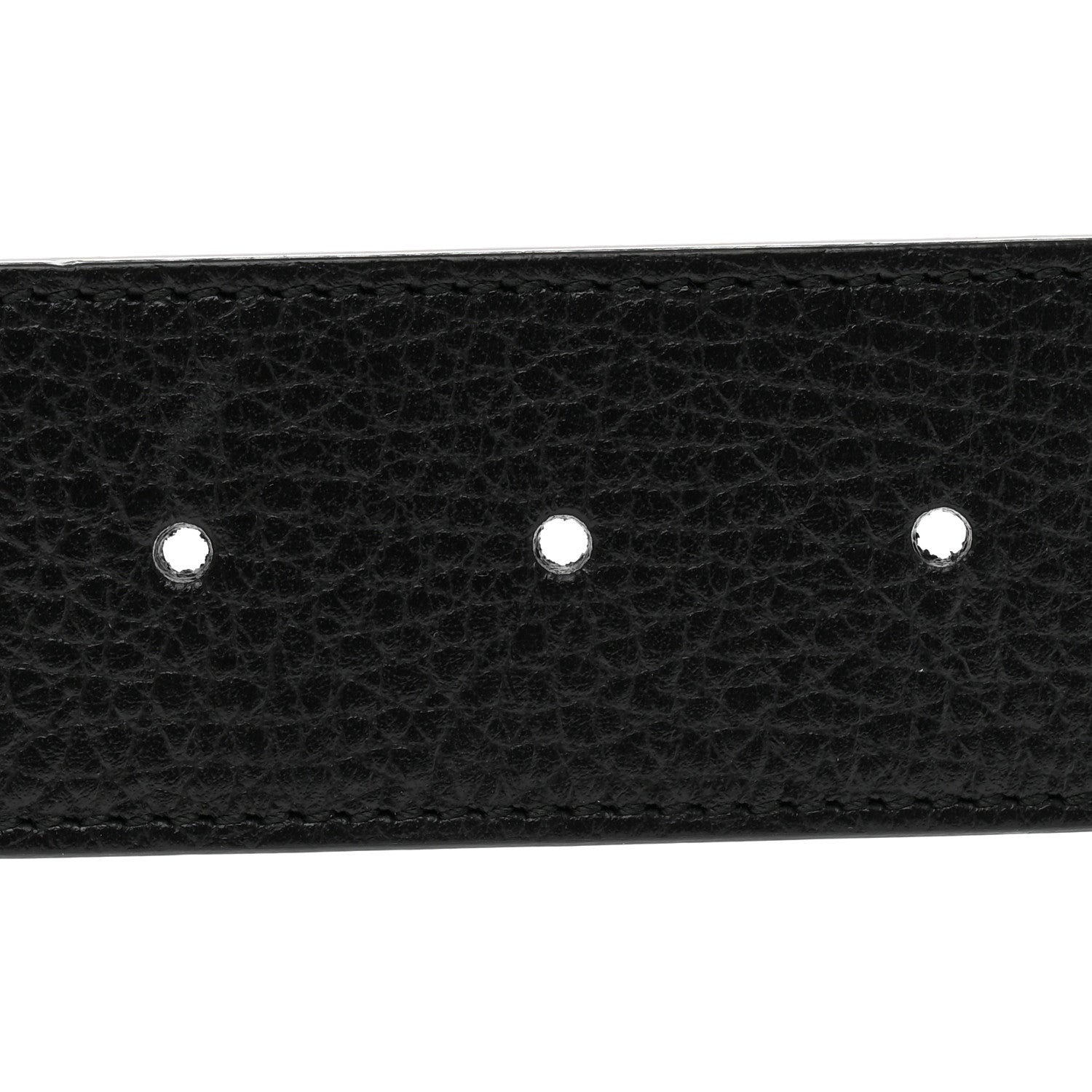 Gucci Dollar Calfskin 1973 Reversible Belt 85 34 Black Mineral Blue 4 of 5