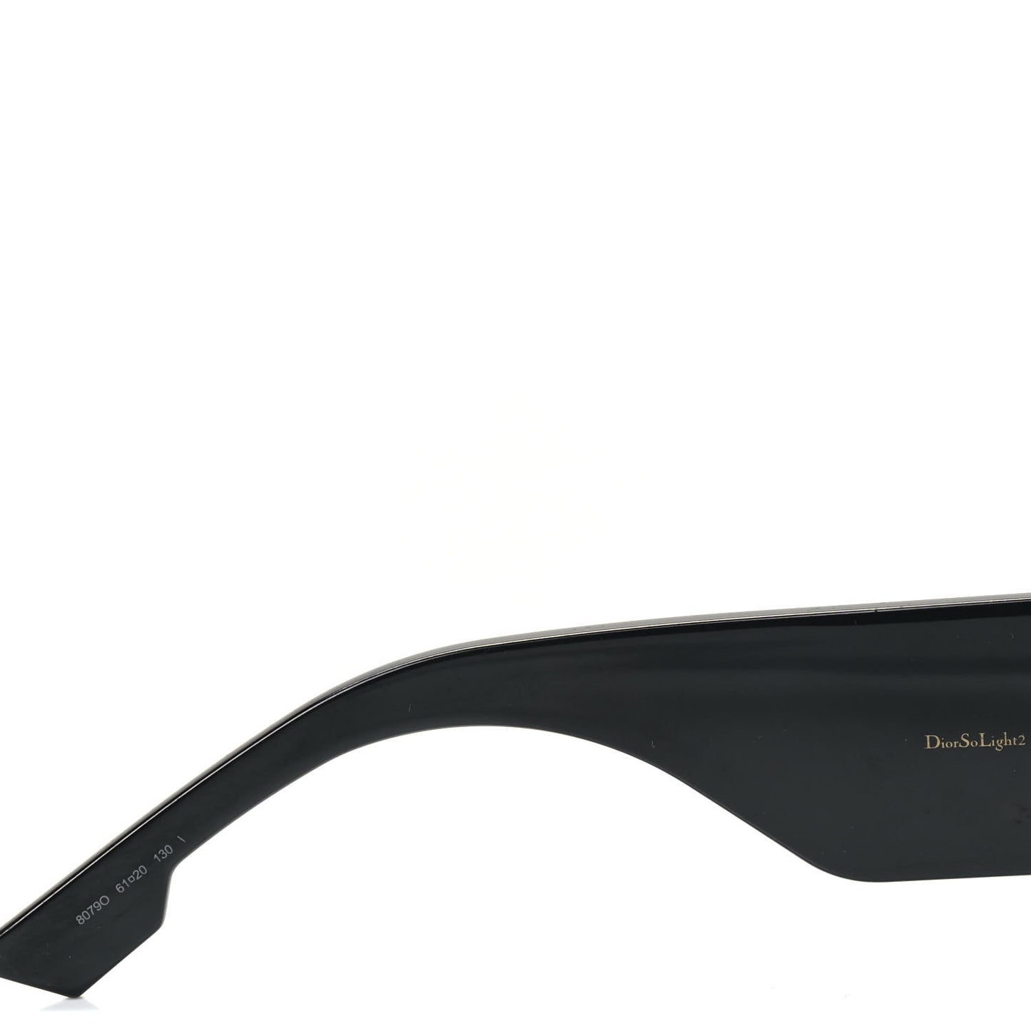 Acetate DiorSo Light 2 Shield Sunglasses Black