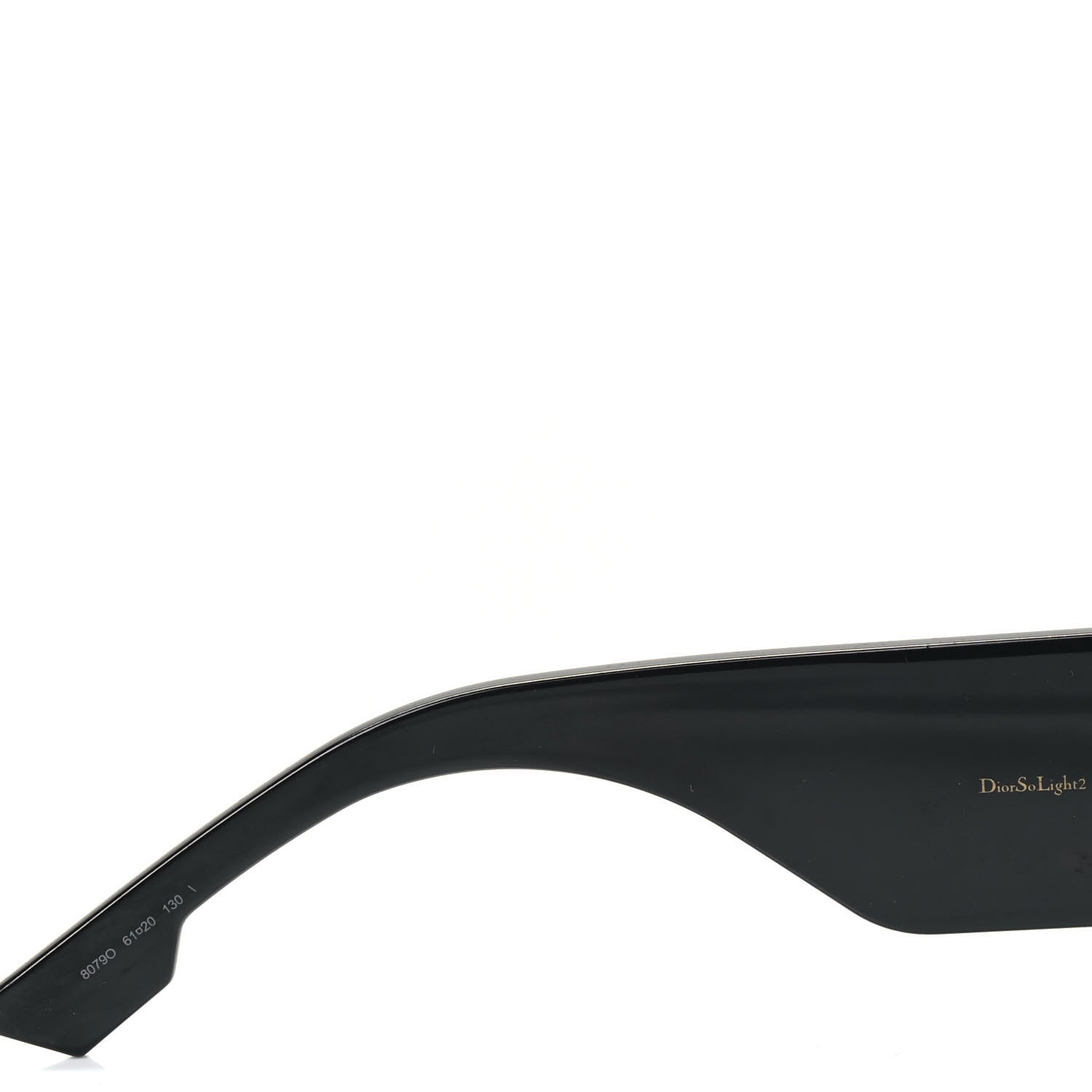 Christian Dior Acetate DiorSo Light 2 Shield Sunglasses Black 4 of 6