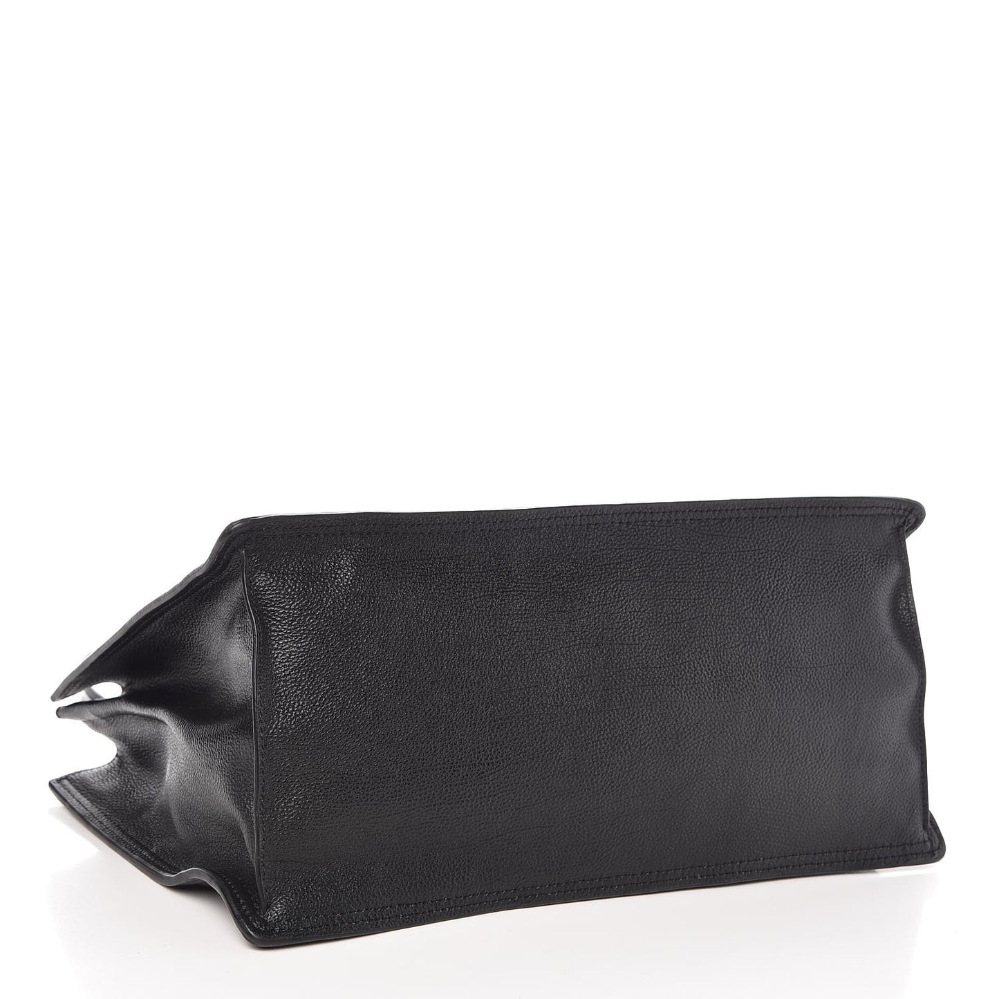 Glace Calf Etiquette Tote Black Astrale