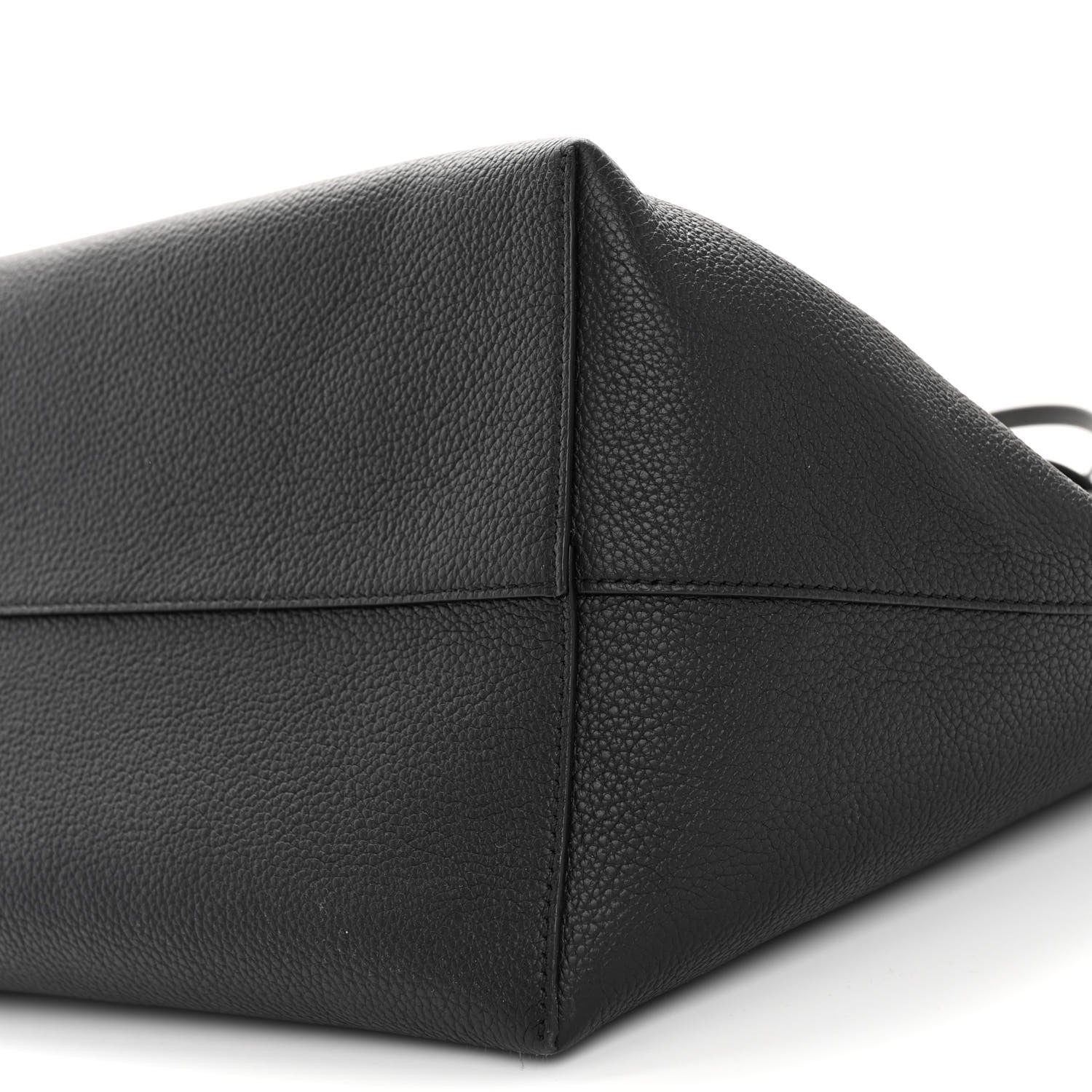 Alexander McQueen Grained Calfskin Skull Open Shopper Tote Black 9 of 9