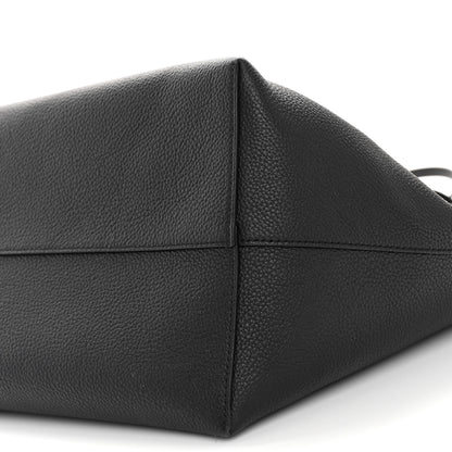 Alexander McQueen Grained Calfskin Skull Open Shopper Tote Black 9 of 9