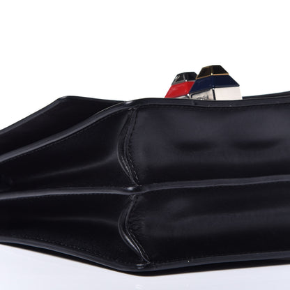 Fendi Vitello Liberty Studded Small Kan I Shoulder Bag Black Multicolor 8 of 9